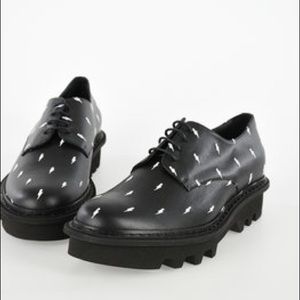 Neil Barrett Black Oxford Leather Shoe